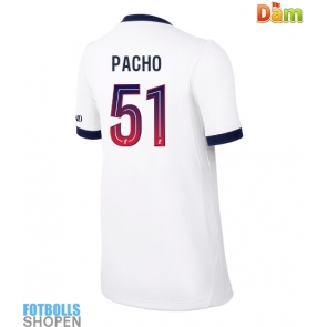 Billiga Paris Saint-Germain Willian Pacho #51 Bortatröja Dam 2026-27 Kortärmad